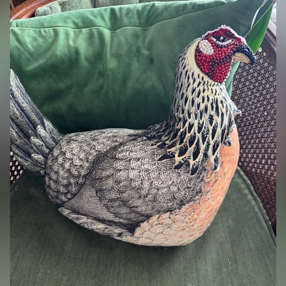 New John Derian for Target Collectable Chicken Beaded Pillow